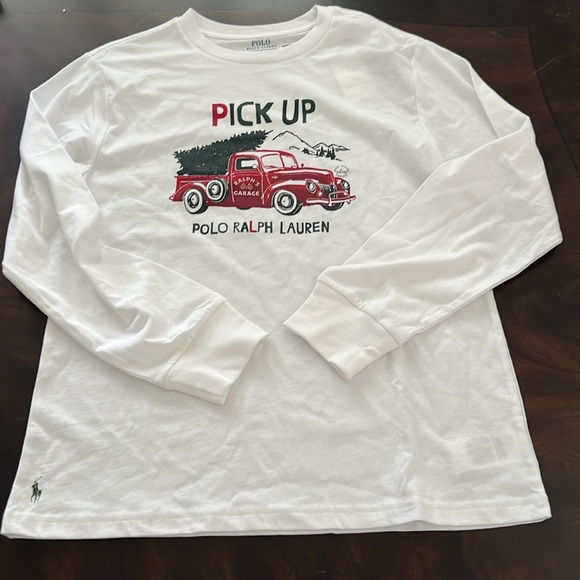 POLO RALPH LAUREN Boys' Cotton Long-Sleeve Graphic Tee - Picture 6 of 12